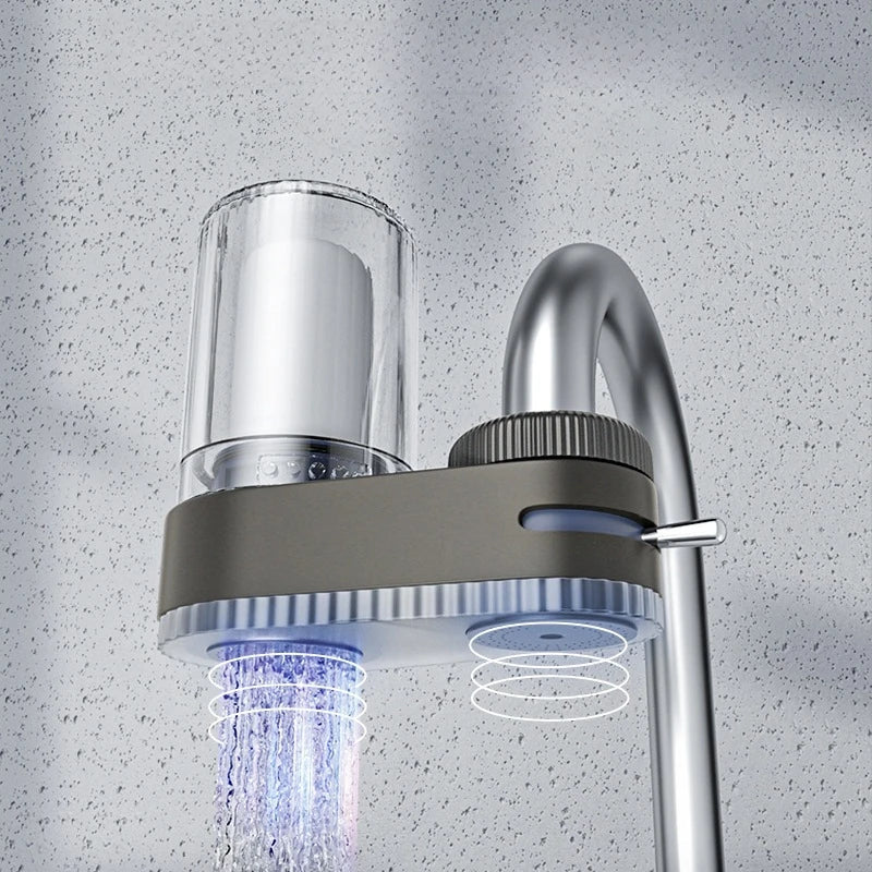 Cleaner Tap Water in Seconds — Faucet Water Purifier