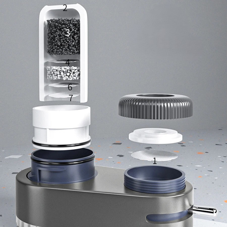 Cleaner Tap Water in Seconds — Faucet Water Purifier