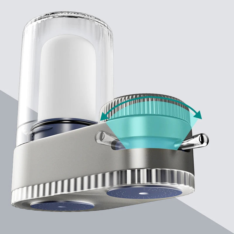 Cleaner Tap Water in Seconds — Faucet Water Purifier